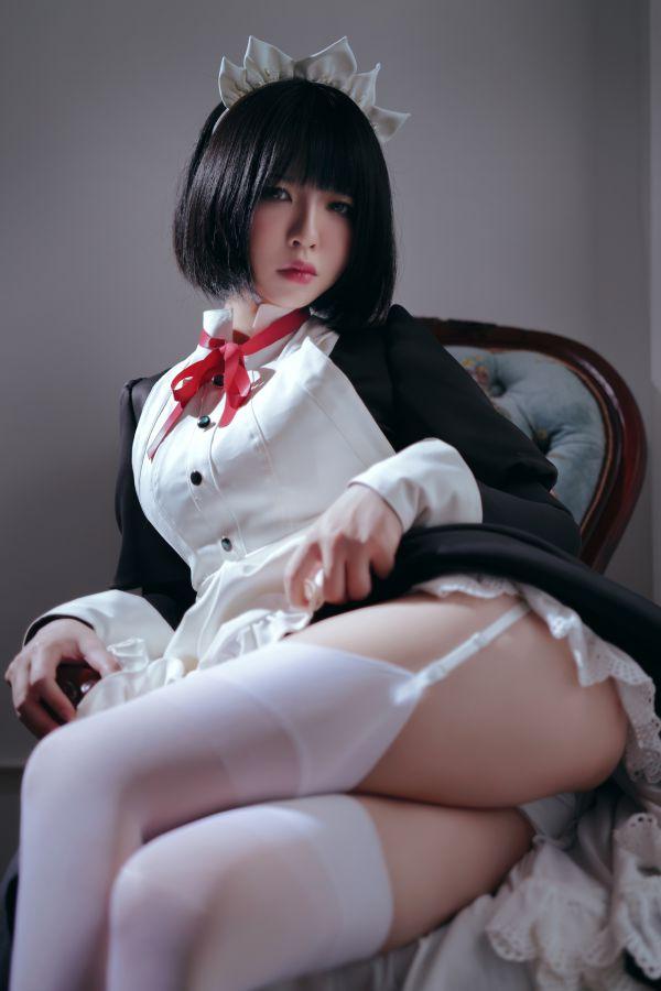 微博人气Coser@半半子 - 嫌パン メイド [60P2V308MB] - 图片8