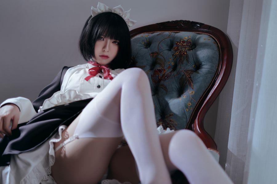 微博人气Coser@半半子 - 嫌パン メイド [60P2V308MB] - 图片5