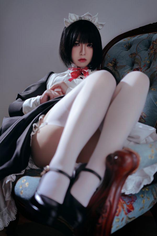 微博人气Coser@半半子 - 嫌パン メイド [60P2V308MB] - 图片6