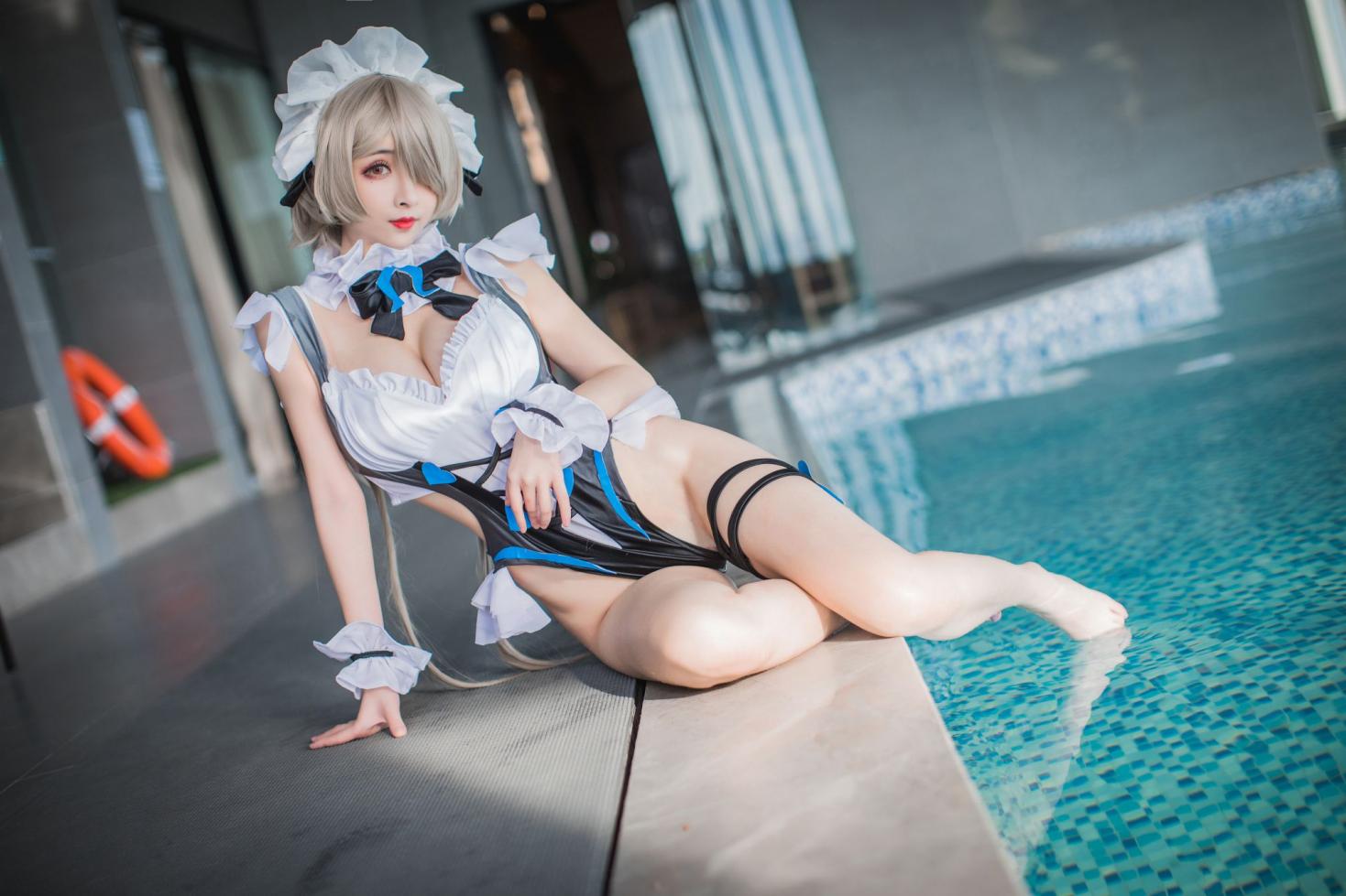 知名动漫Coser@rioko凉凉子 丽塔泳装 [28P1V380MB] - 图片7