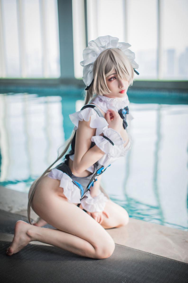 知名动漫Coser@rioko凉凉子 丽塔泳装 [28P1V380MB] - 图片8