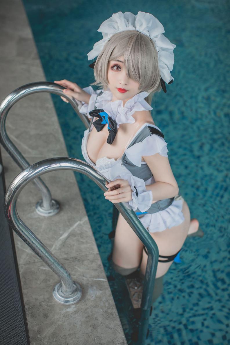 知名动漫Coser@rioko凉凉子 丽塔泳装 [28P1V380MB] - 图片6