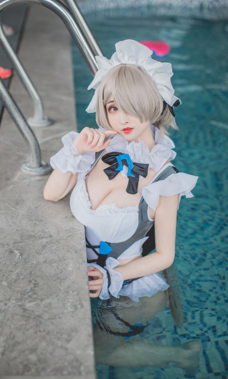 知名动漫Coser@rioko凉凉子 丽塔泳装 [28P1V380MB] - 图片2