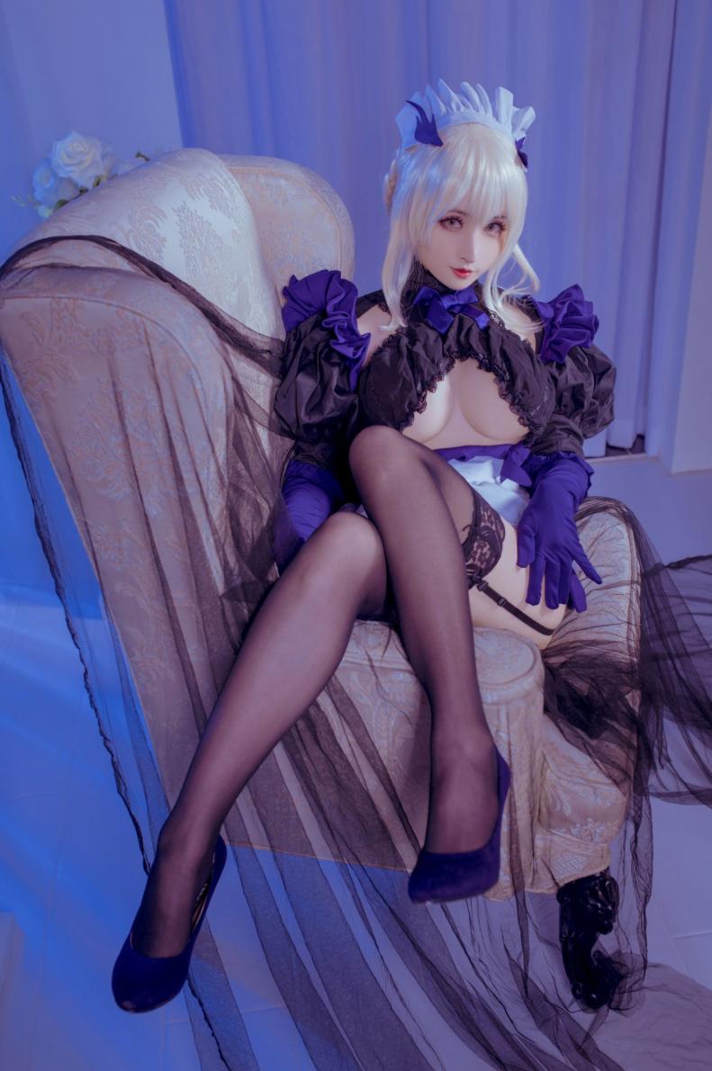 知名动漫Coser@rioko凉凉子 黑枪呆女仆 [26P1V328MB] - 图片3