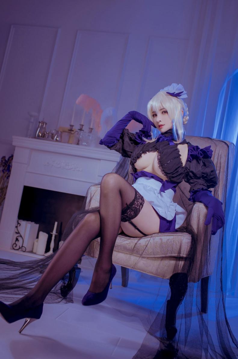知名动漫Coser@rioko凉凉子 黑枪呆女仆 [26P1V328MB] - 图片2