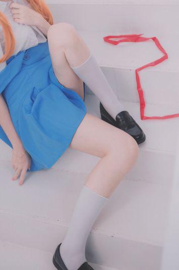 微博红人动漫Coser@南桃Momoko 明日香制服 [15P69MB] - 图片7
