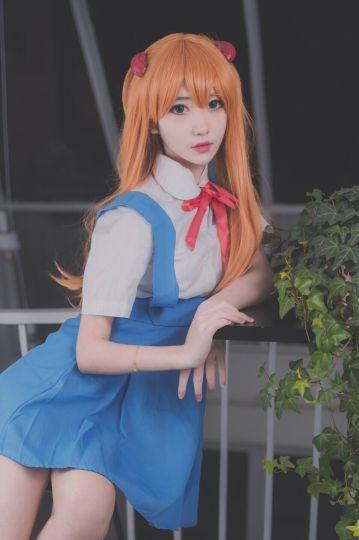 微博红人动漫Coser@南桃Momoko 明日香制服 [15P69MB] - 图片8