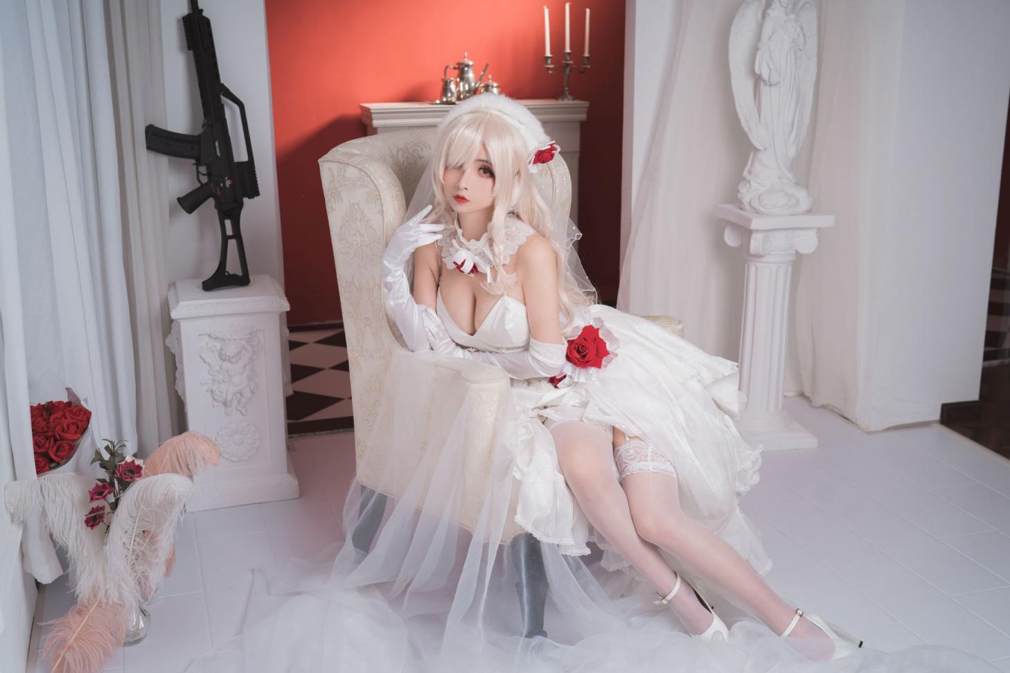 知名动漫Coser@rioko凉凉子 G36c花嫁 [25P245MB] - 图片7