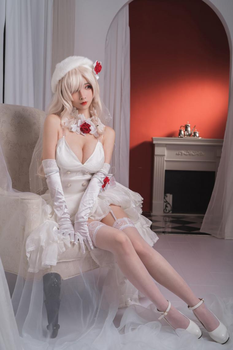 知名动漫Coser@rioko凉凉子 G36c花嫁 [25P245MB]