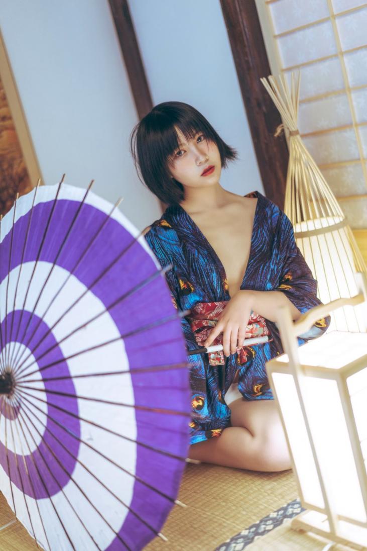 知名动漫博主@枸名 孔雀和服 [39P177MB] - 图片7