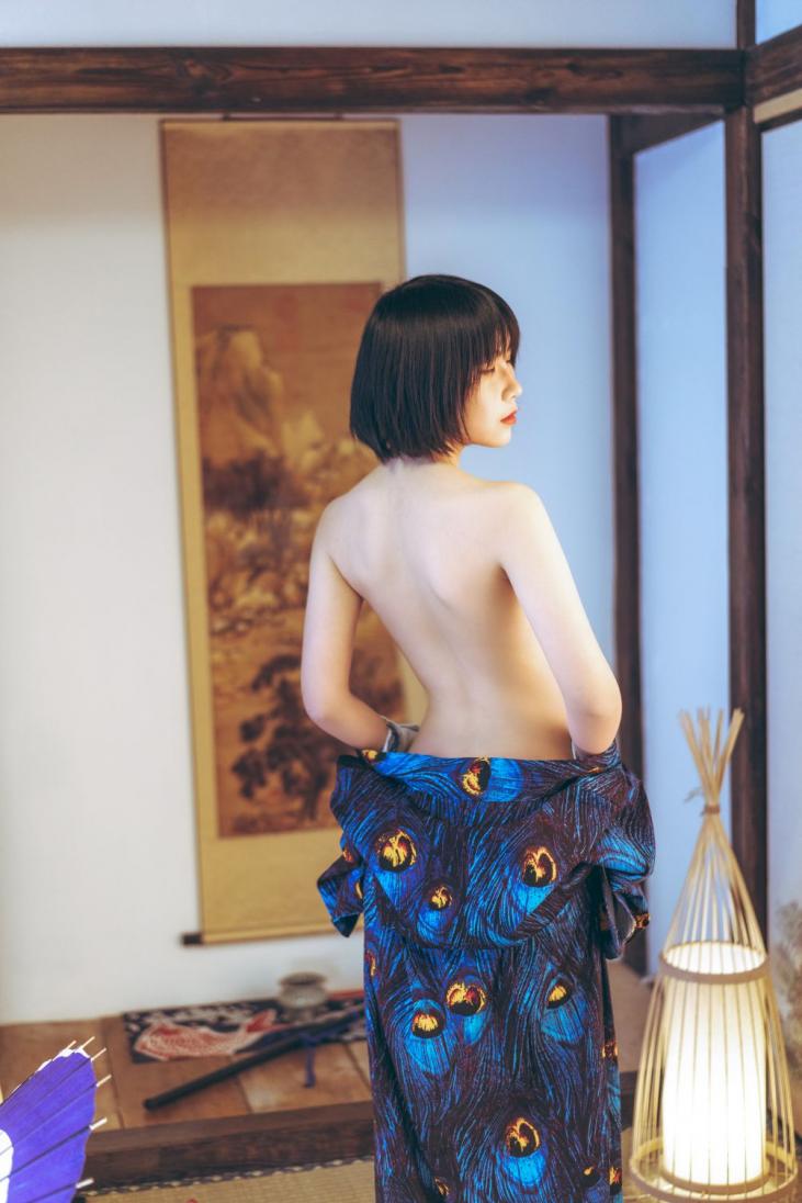 知名动漫博主@枸名 孔雀和服 [39P177MB] - 图片6