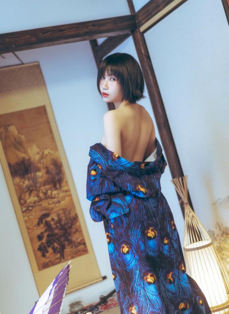 知名动漫博主@枸名 孔雀和服 [39P177MB] - 图片5