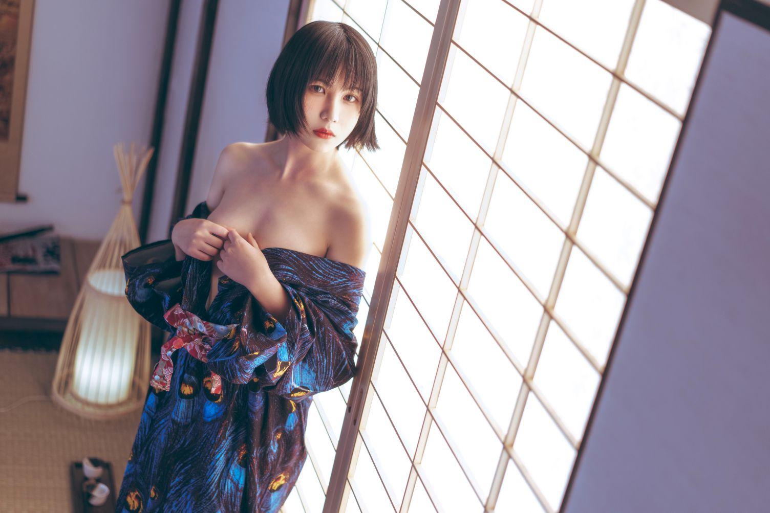 知名动漫博主@枸名 孔雀和服 [39P177MB] - 图片3