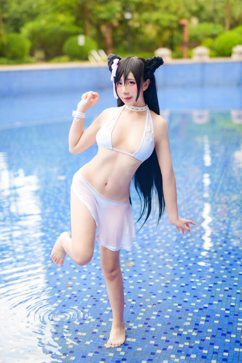知名动漫博主@九曲Jean - 泳装爱宕 [17P95MB] - 图片4
