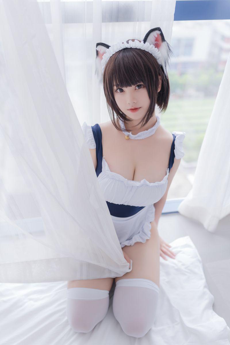 知名动漫博主@蜜汁猫裘 女仆兽耳娘 [41P102MB] - 图片3