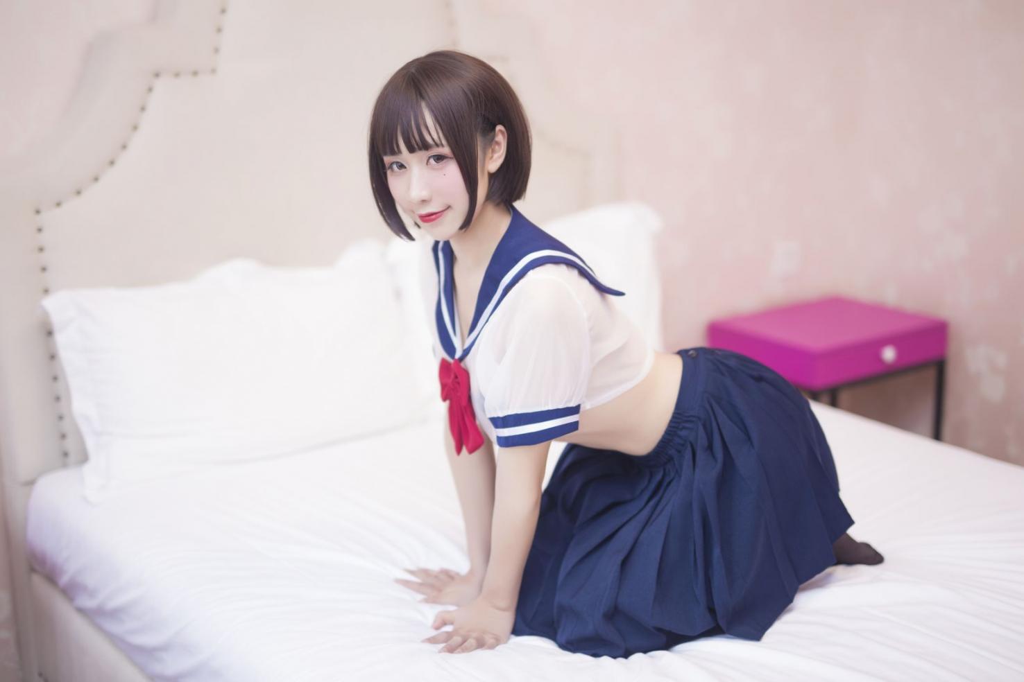 知名动漫博主@九曲Jean - 透明JK [21P153MB] - 图片8