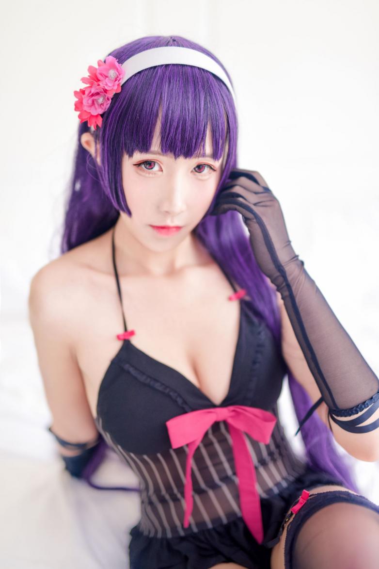 知名动漫博主@九曲Jean - 黑色睡衣学姐 [17P163MB] - 图片3