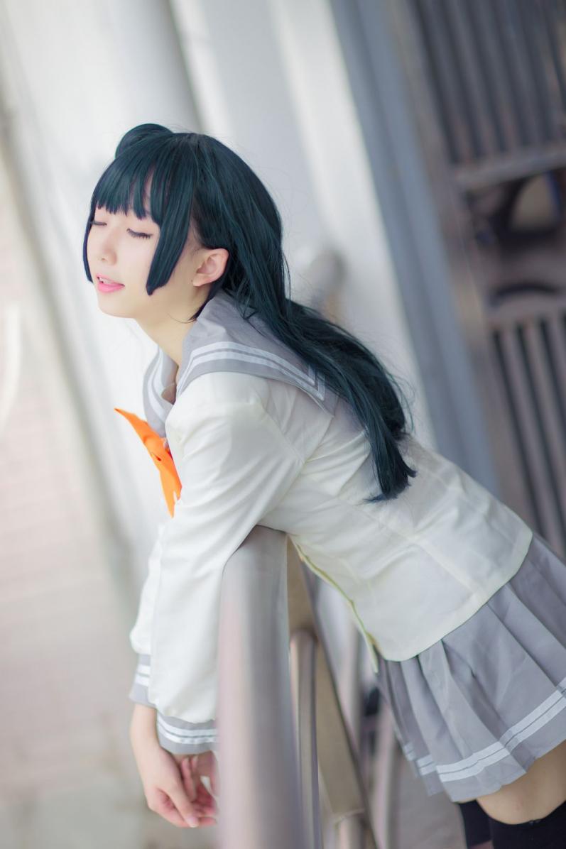 知名动漫博主Coser@浅野菌子 LoveLive_Sunshine 津岛善子 [24P59.4MB]