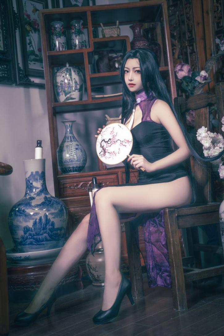 小鹿鹿 万花旗袍[6P-69MB] - 图片4