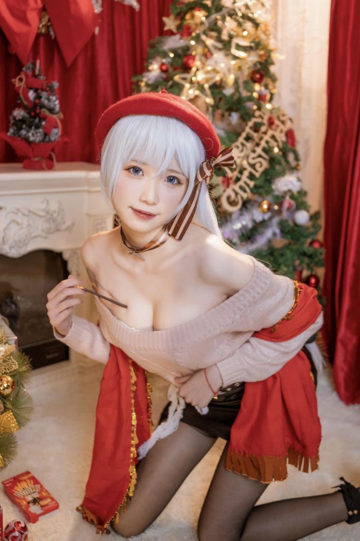 动漫博主Coser@炸酱沐沐 贝尔法斯特-女仆长的购物日 [25P166MB] - 图片5