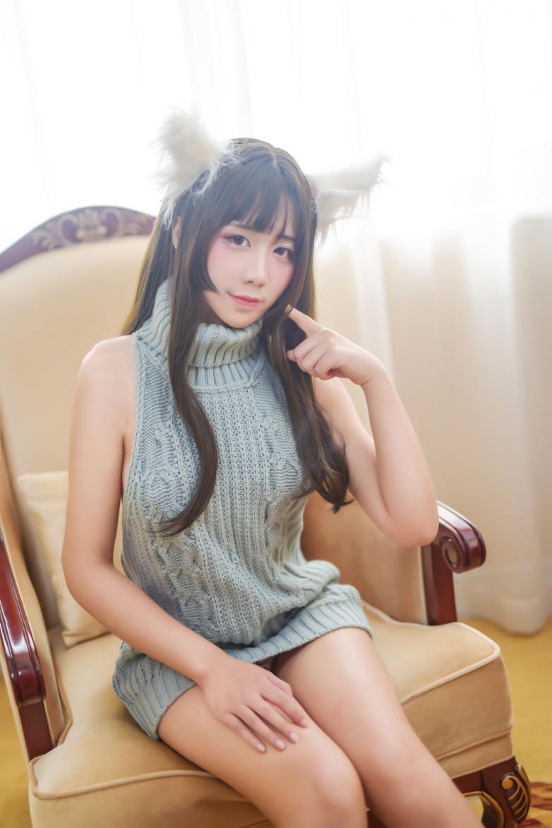 九曲Jean - 露背毛衣 [44P90MB]