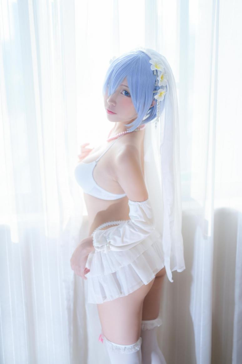 二佐Nisa 蕾姆婚纱 [35P96MB] - 图片6