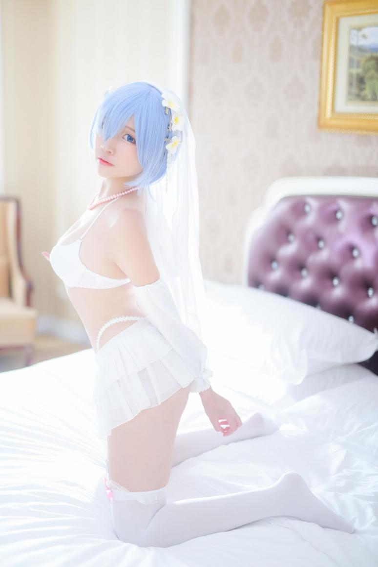 二佐Nisa 蕾姆婚纱 [35P96MB] - 图片5