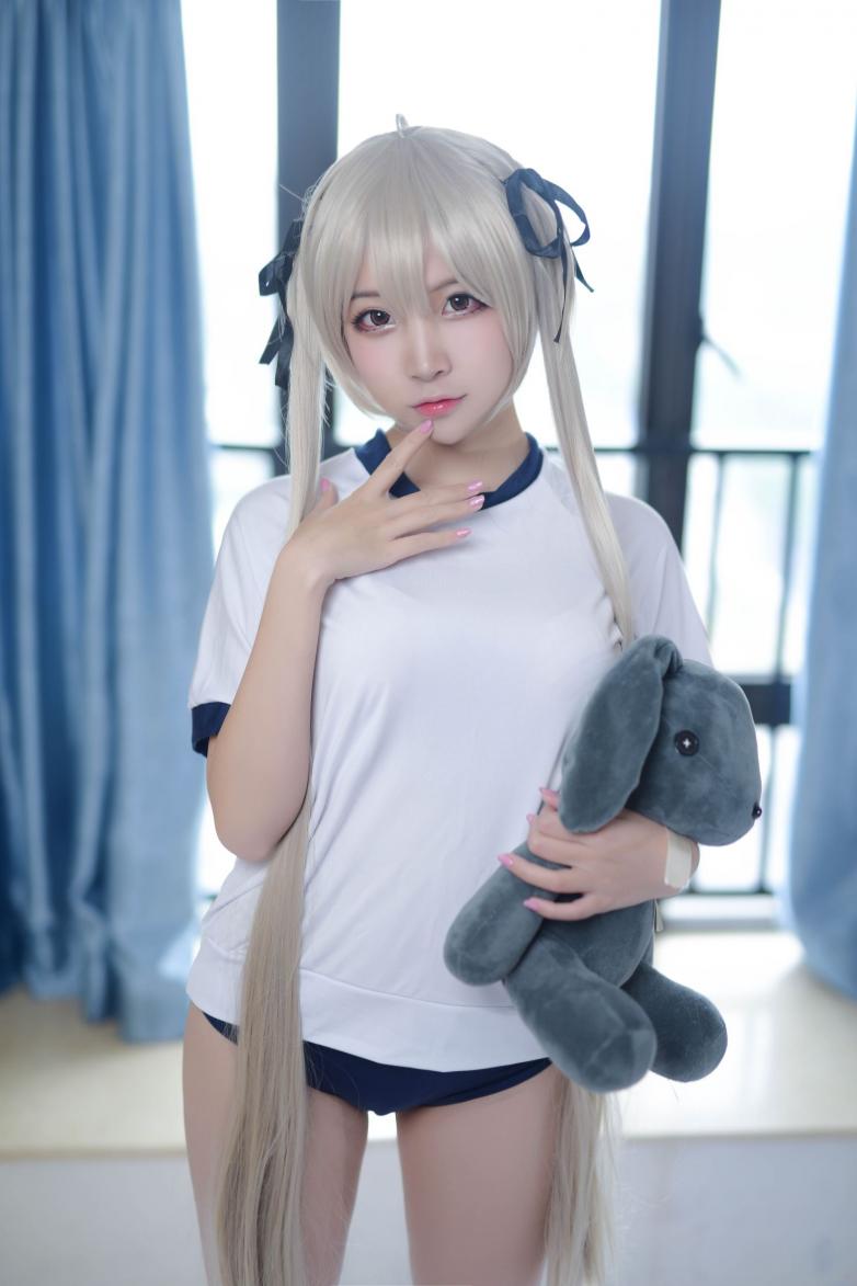 人气Coser动漫博主@二佐Nisa 穹妹运动服 [29P30MB] - 图片6
