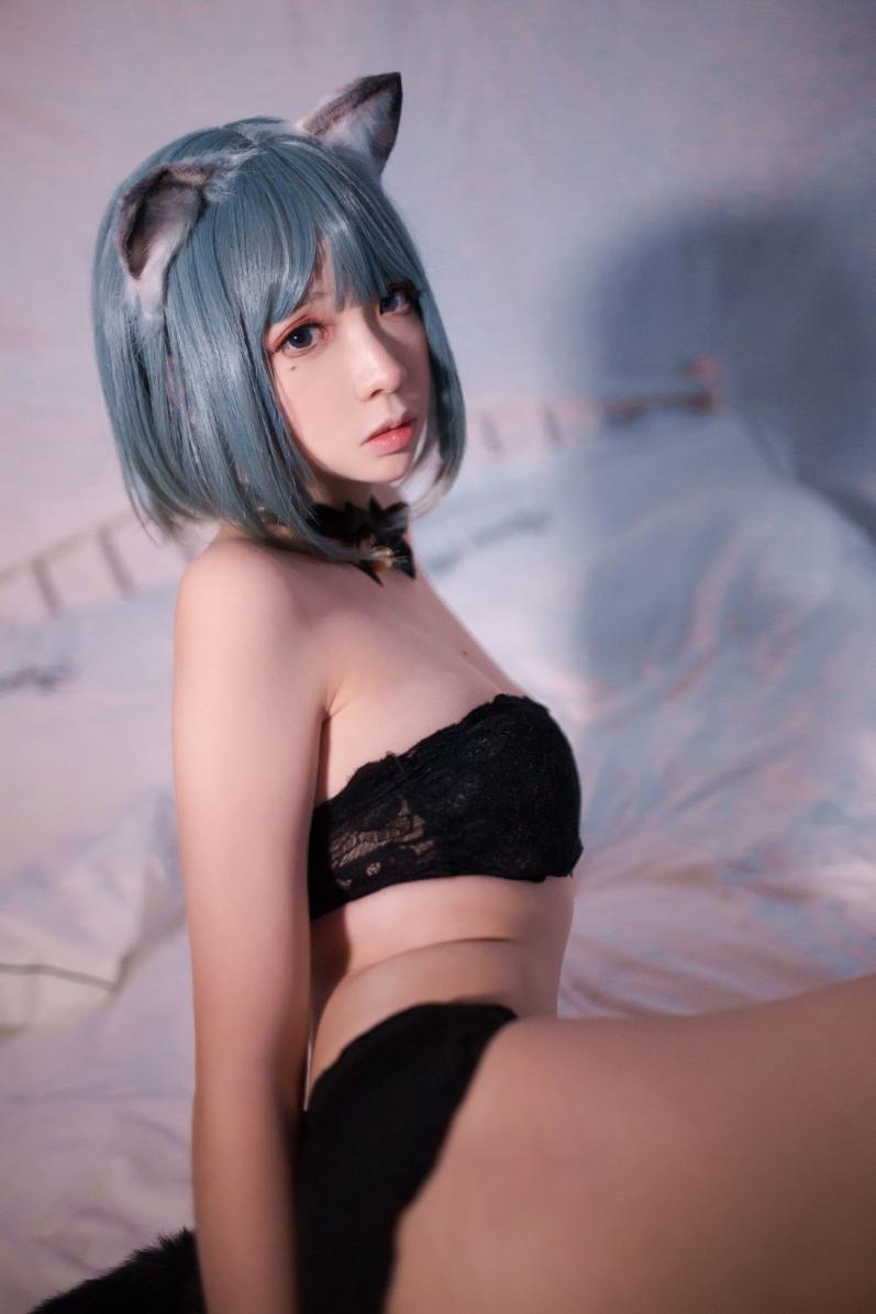 网红Coser@疯猫ss - 黑猫 [28P6V394MB] - 图片2