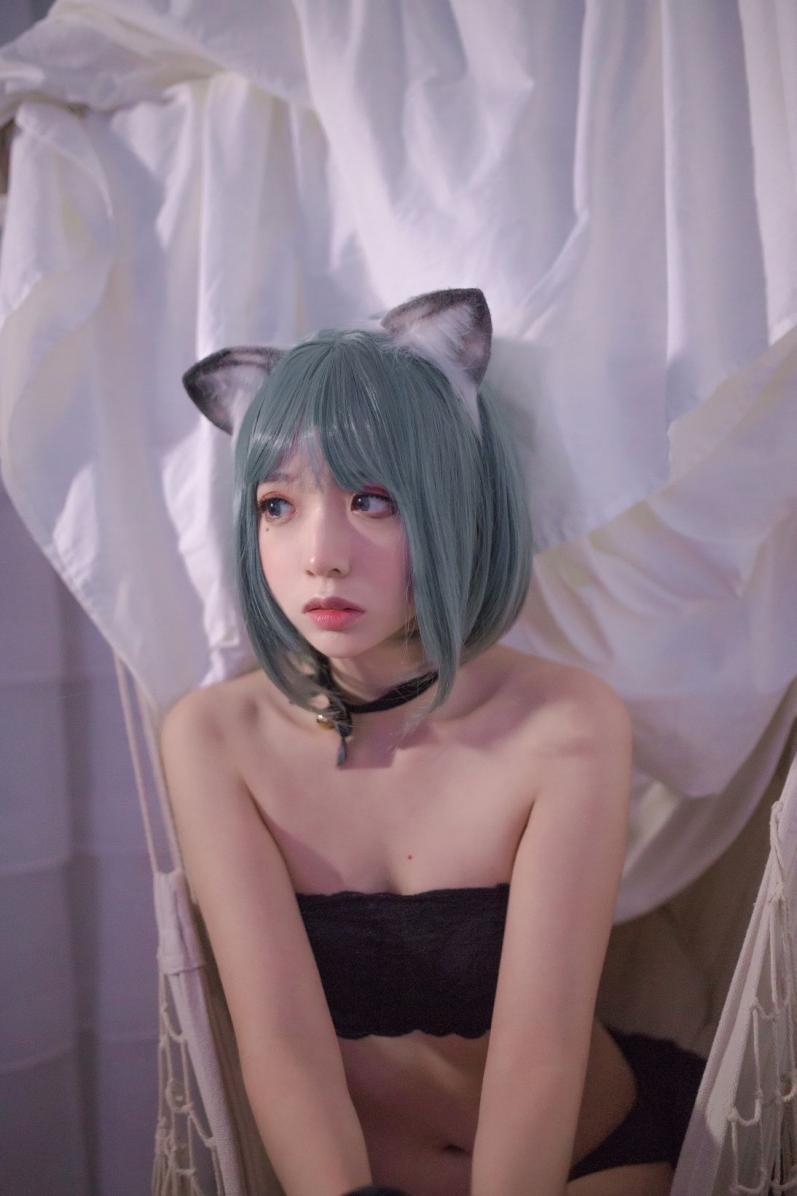 网红Coser@疯猫ss - 黑猫 [28P6V394MB] - 图片4
