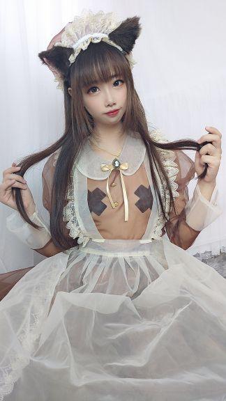 微博红人Coser@雪琪SAMA - 透明女仆 [43P4V234MB] - 图片2