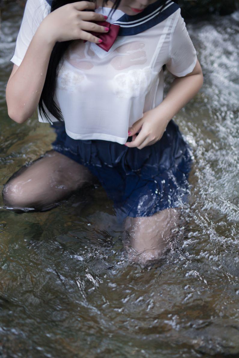 微博动漫博主@-白烨- 湿身JK [98P2V355MB] - 图片3
