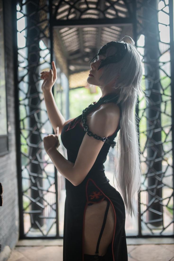 微博人气Coser@三刀刀Miido-⑥号本 黑贞德 [77P992MB] - 图片2
