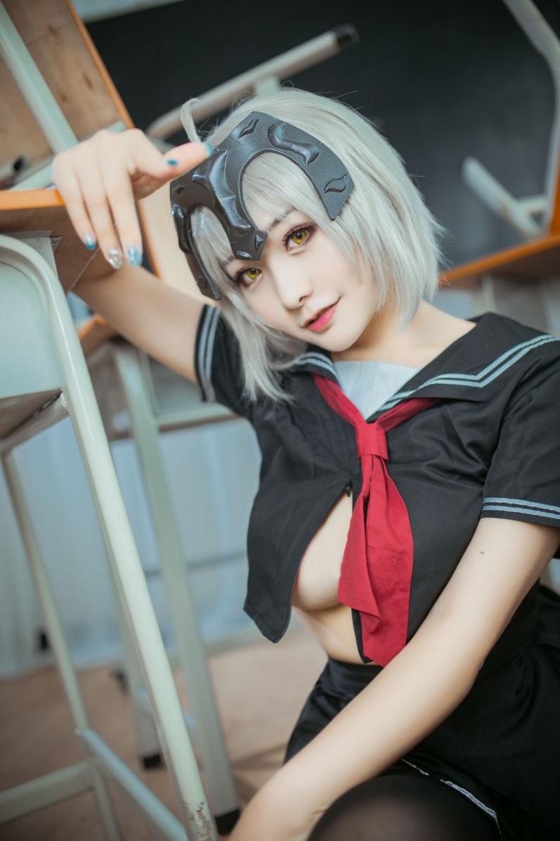 微博人气Coser@三刀刀Miido-⑥号本 黑贞德 [77P992MB] - 图片6