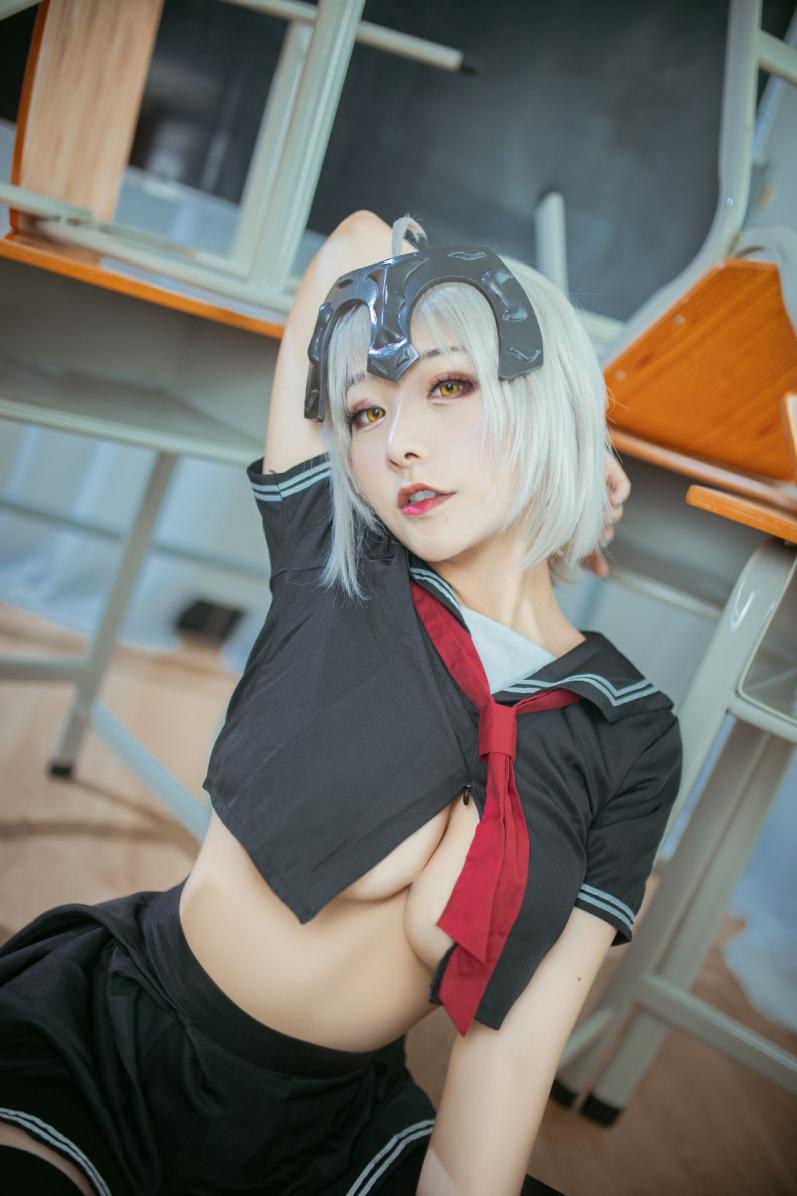 微博人气Coser@三刀刀Miido-⑥号本 黑贞德 [77P992MB] - 图片5