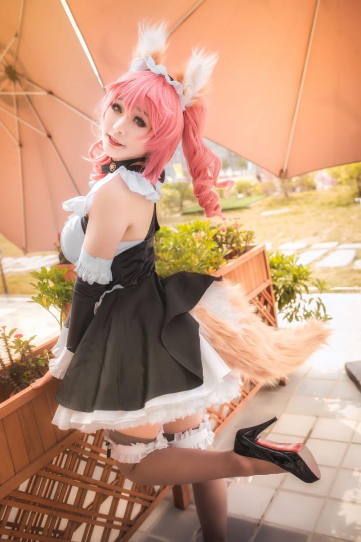 微博人气Coser@三刀刀Miido-Fate Extra-玉藻前 [16P168MB]