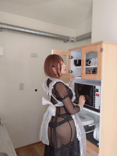 微博人气Coser@三刀刀miido 透明女仆 [32P60MB] - 图片4