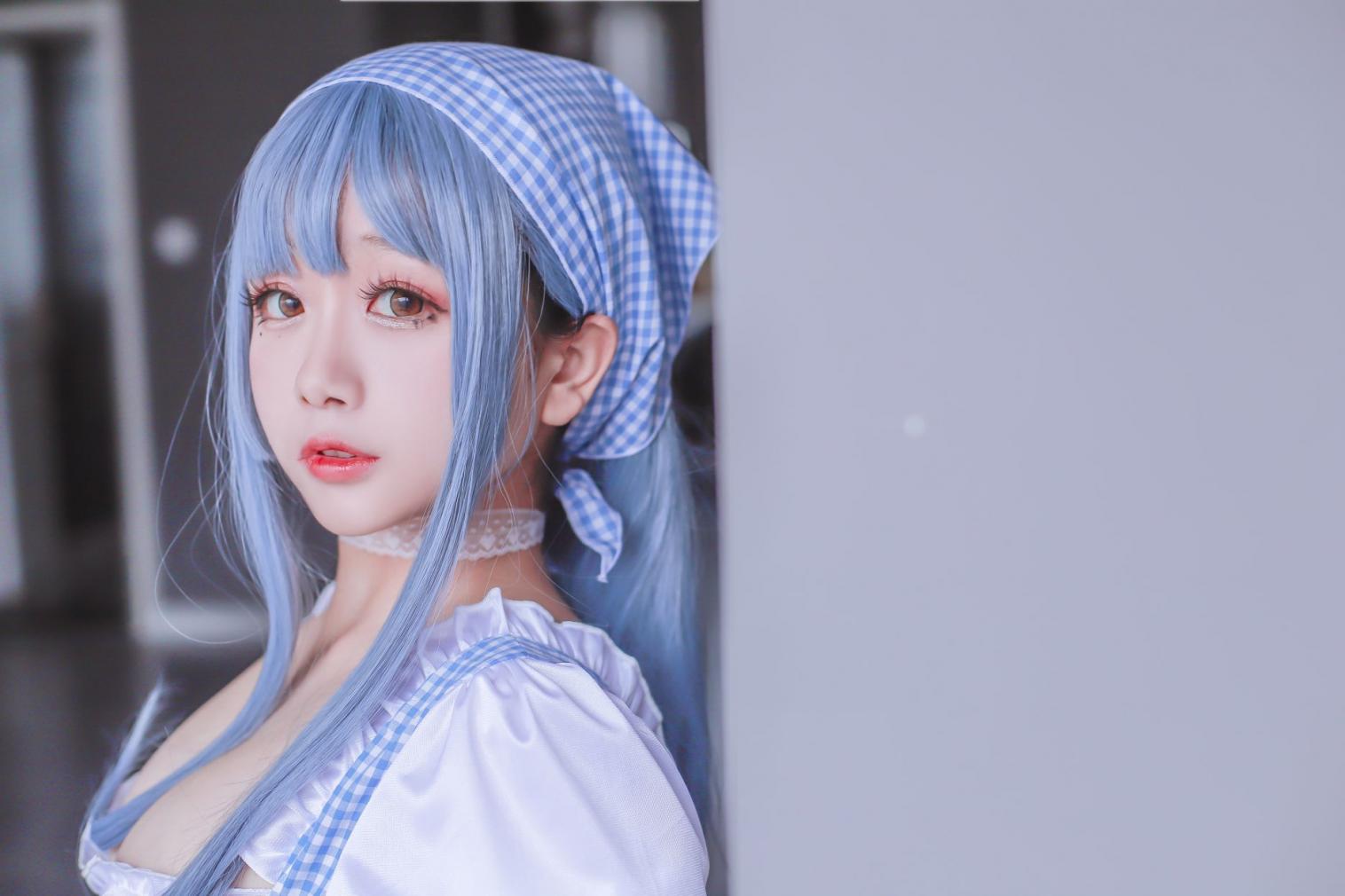微博人气Coser@日奈娇 蓝色女仆 [40P413MB] - 图片2