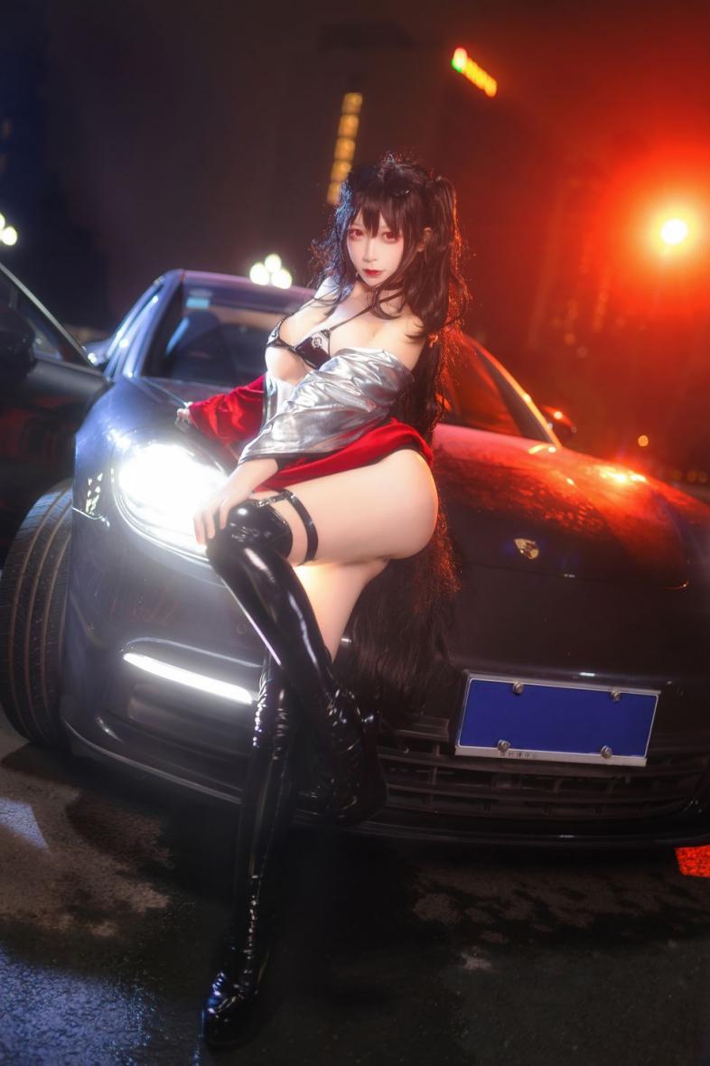 知名动漫博主Coser@樱落酱w 大凤赛车 [14P134MB] - 图片3