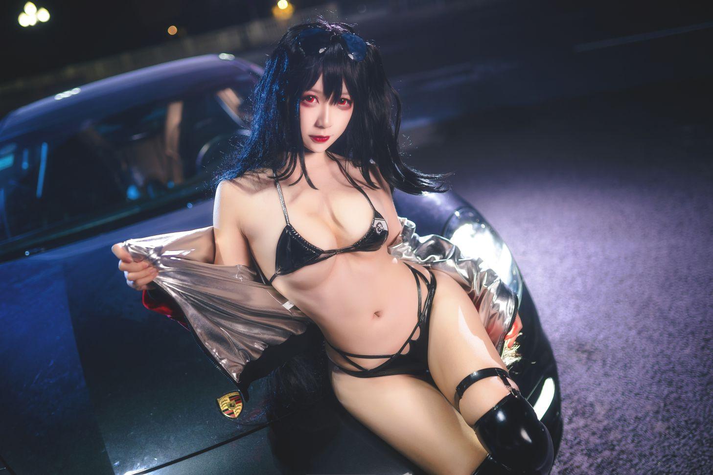 知名动漫博主Coser@樱落酱w 大凤赛车 [14P134MB]