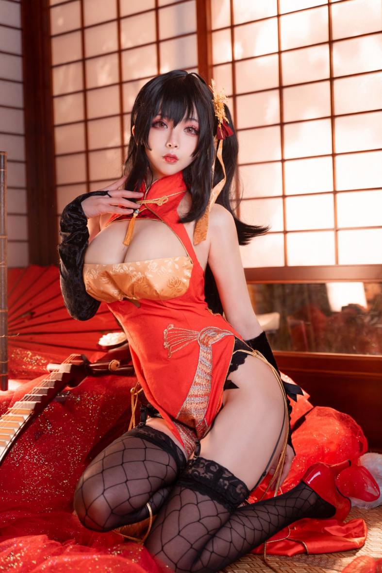 知名动漫Coser@rioko凉凉子 大凤旗袍 [20P430MB] - 图片7