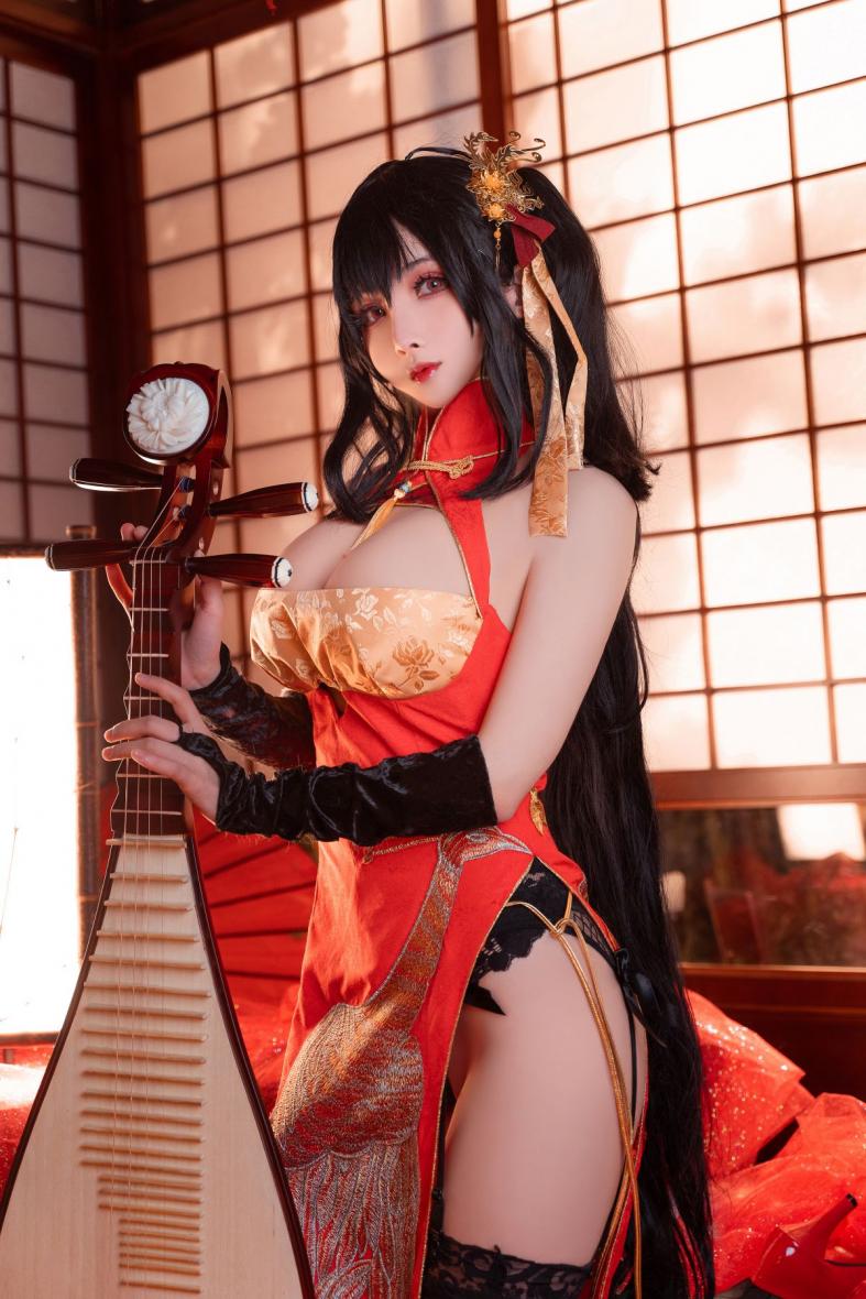 知名动漫Coser@rioko凉凉子 大凤旗袍 [20P430MB] - 图片6