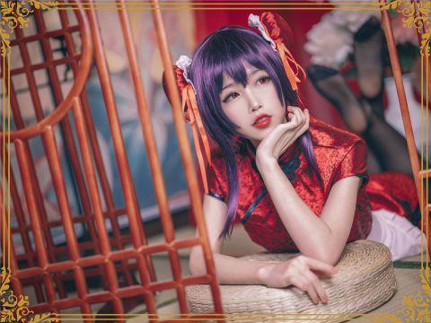 知名动漫博主@水淼aqua-霞之丘诗羽 旗袍 [29P586MB] - 图片2