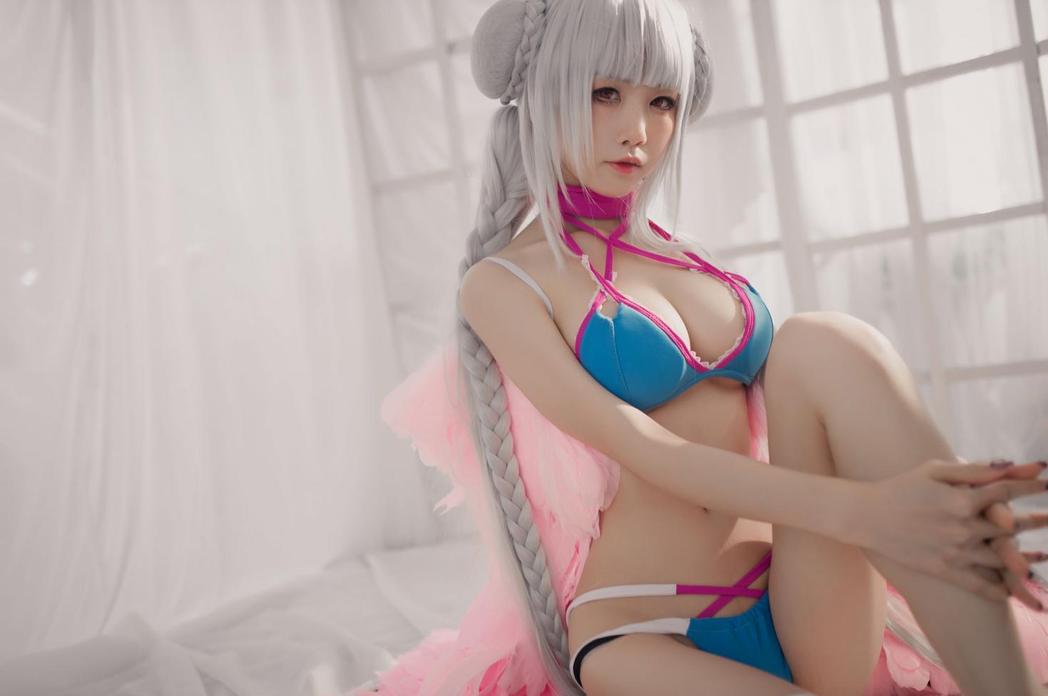 知名动漫博主@水淼aqua 可畏 水着 [30P224MB] - 图片8