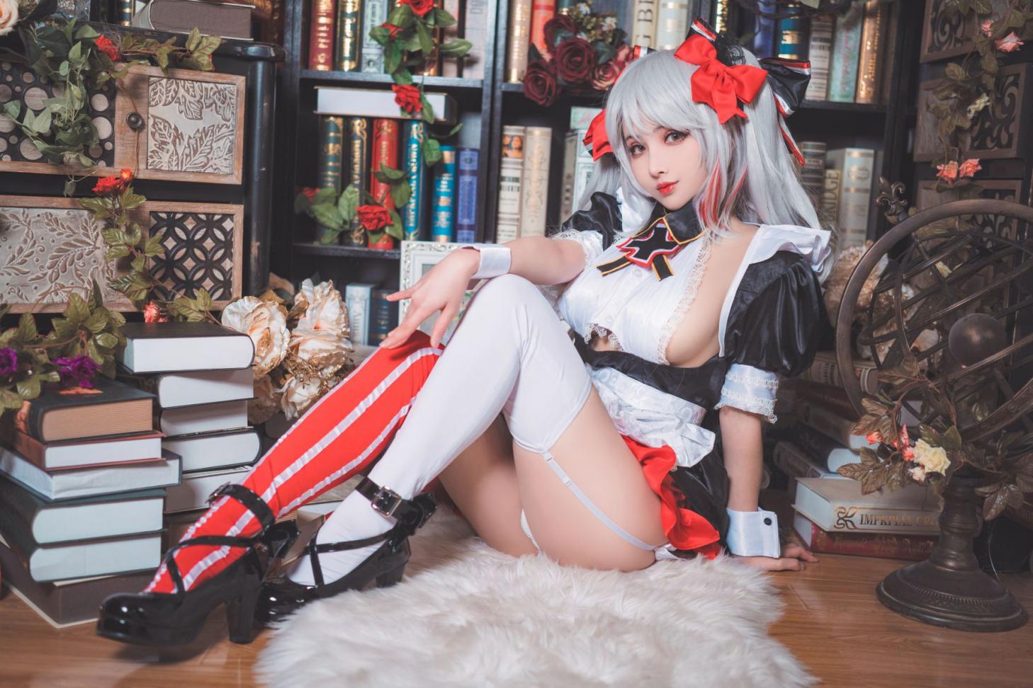 知名动漫Coser@rioko凉凉子 欧根亲王女仆 [20P280MB] - 图片6