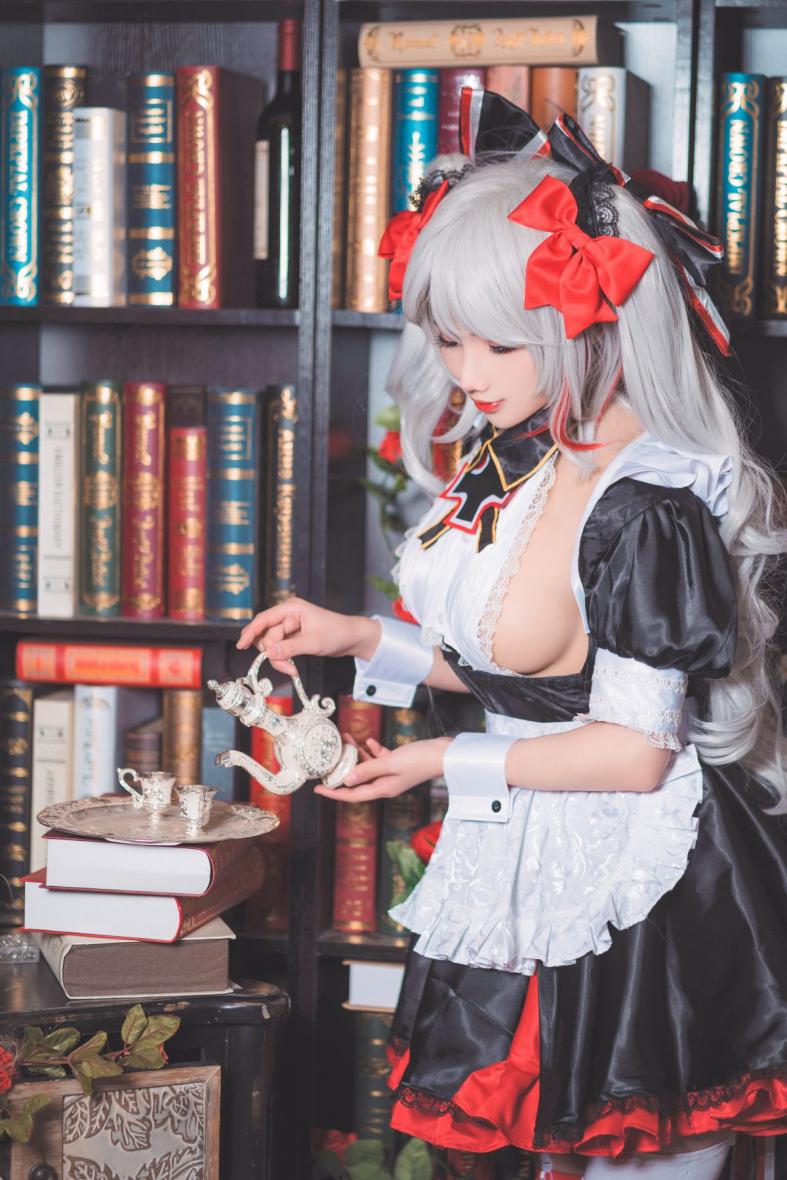 知名动漫Coser@rioko凉凉子 欧根亲王女仆 [20P280MB] - 图片3