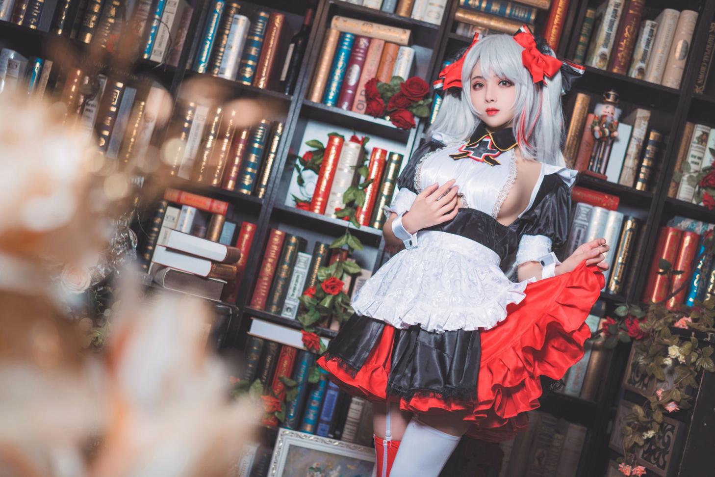 知名动漫Coser@rioko凉凉子 欧根亲王女仆 [20P280MB]