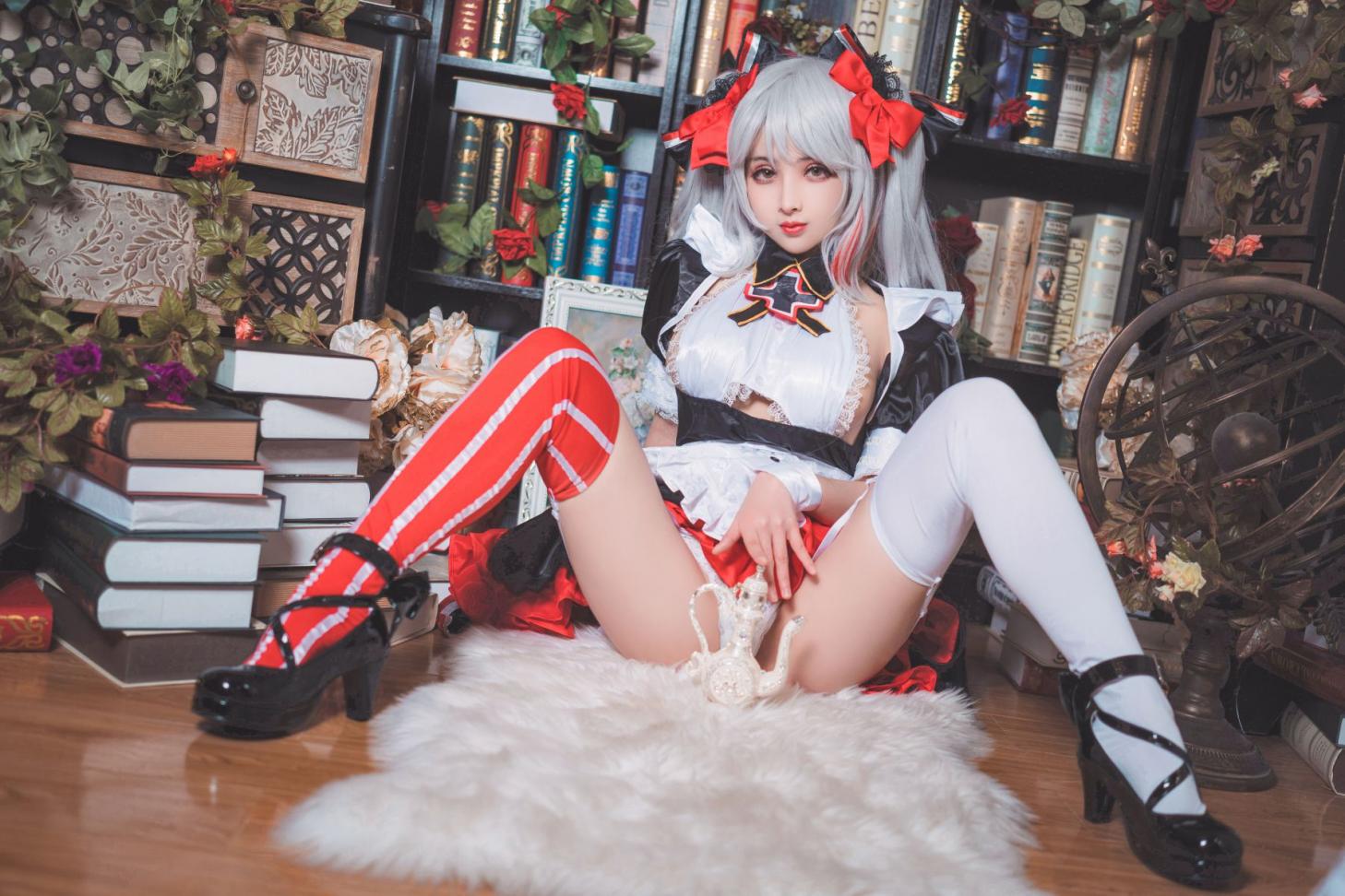 知名动漫Coser@rioko凉凉子 欧根亲王女仆 [20P280MB] - 图片5