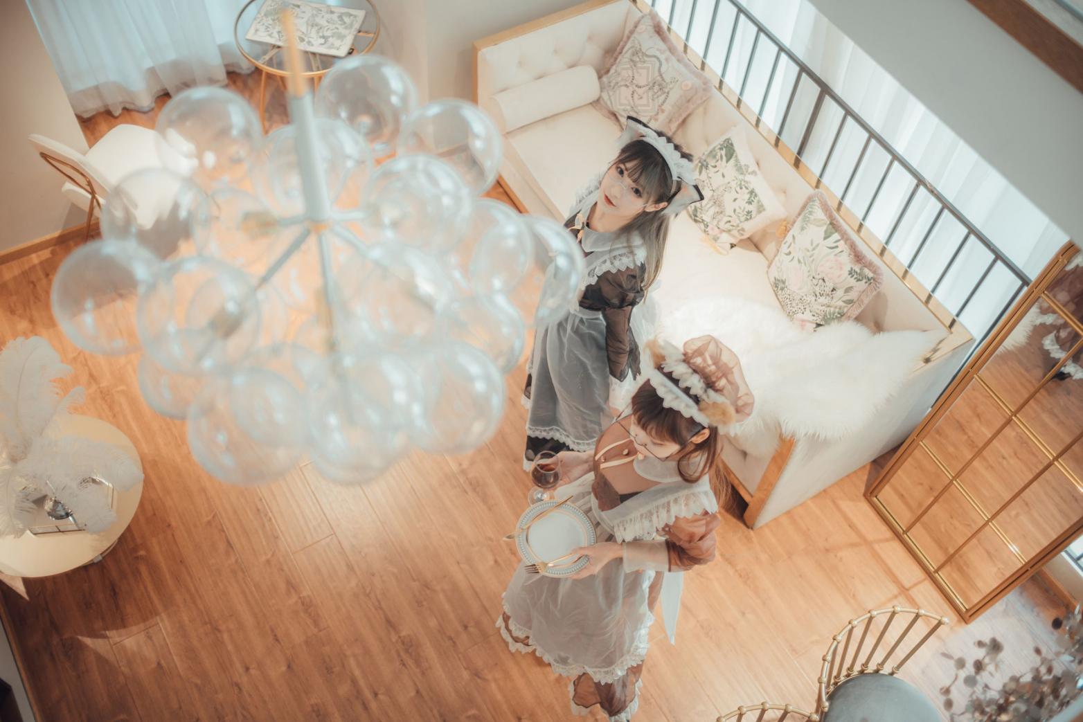 知名动漫博主@铁板烧鬼舞w&爱老师&奶文 透明女仆 [34P278MB] - 图片5