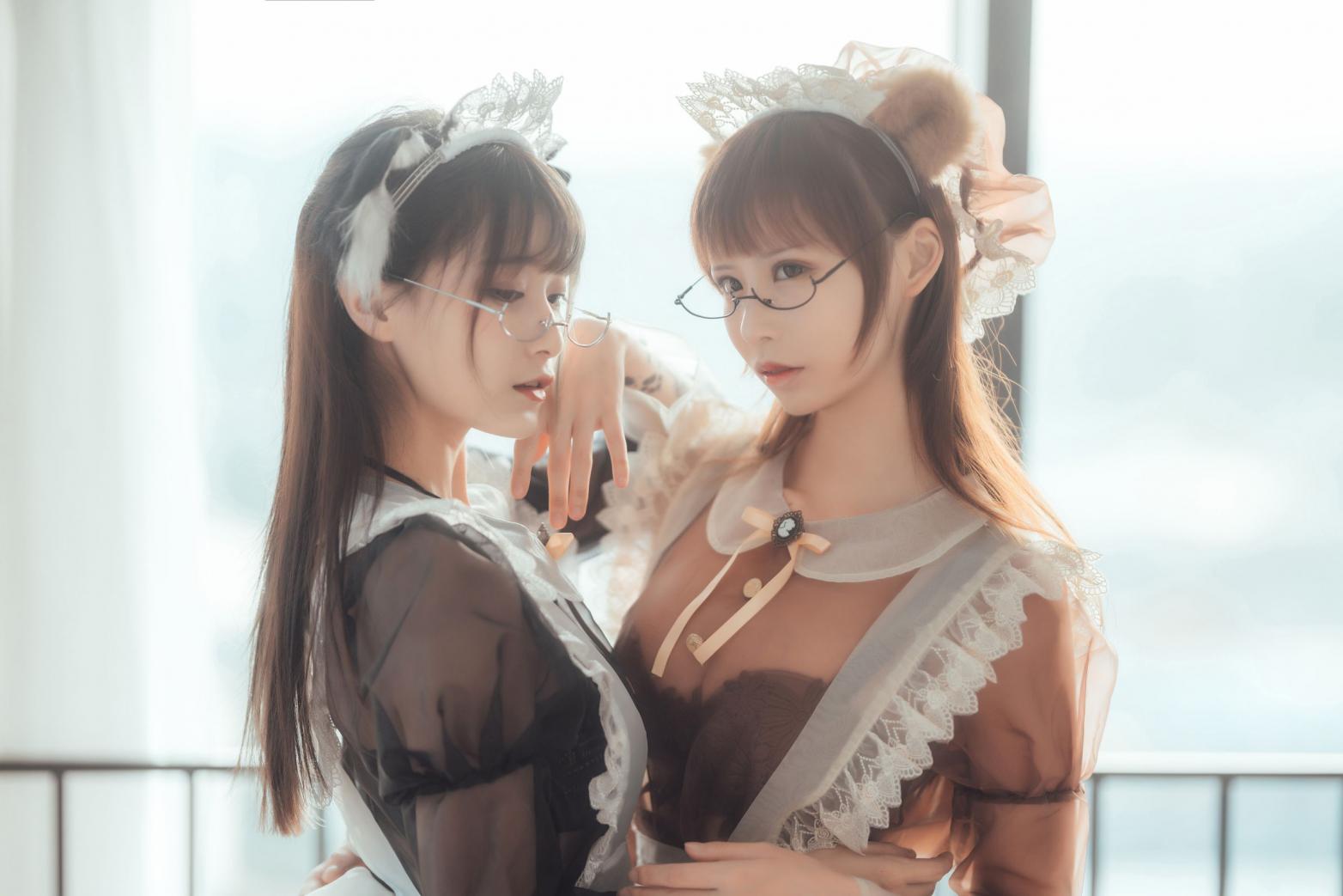 知名动漫博主@铁板烧鬼舞w&爱老师&奶文 透明女仆 [34P278MB] - 图片3